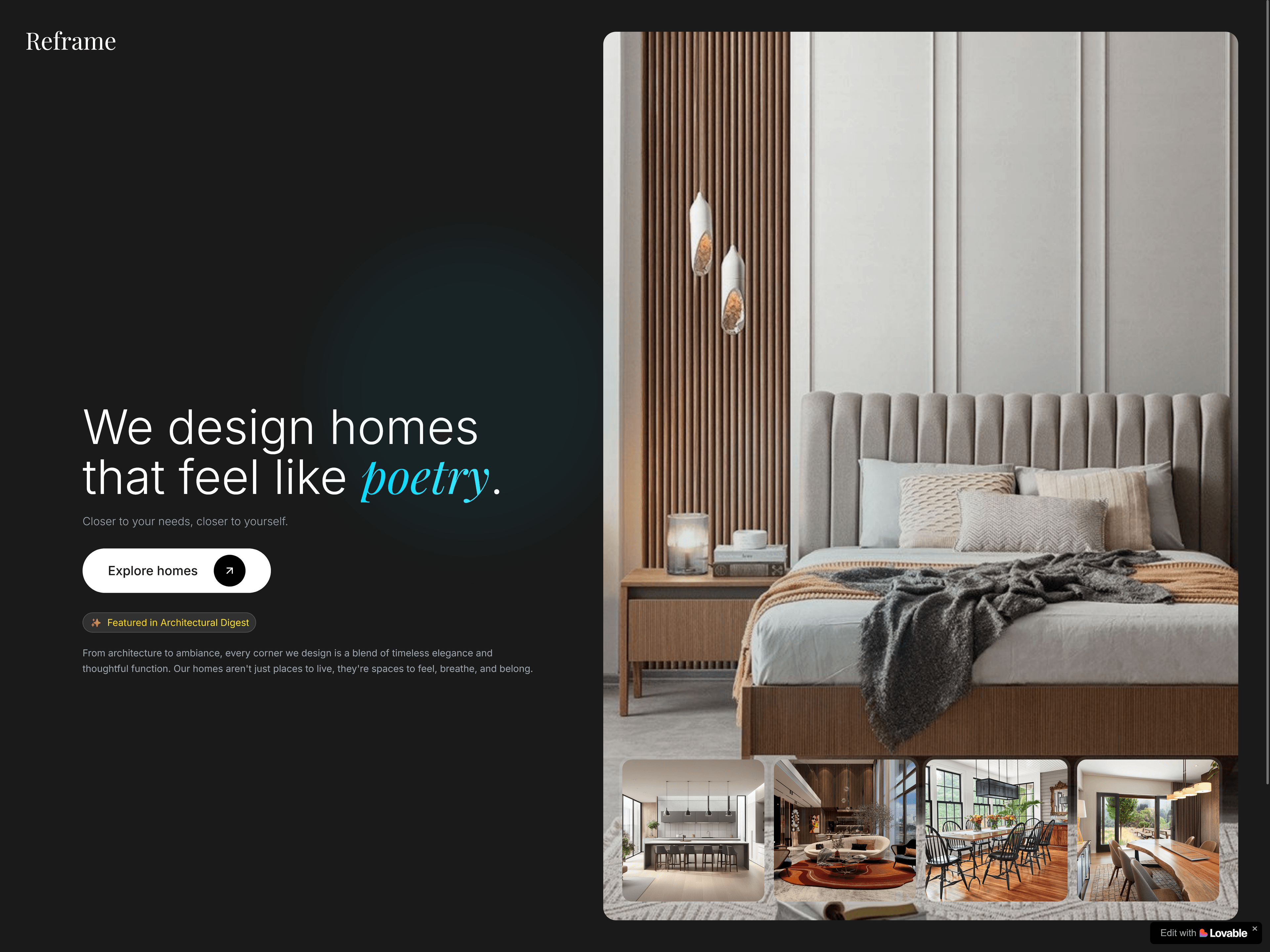 Reframe Redesign